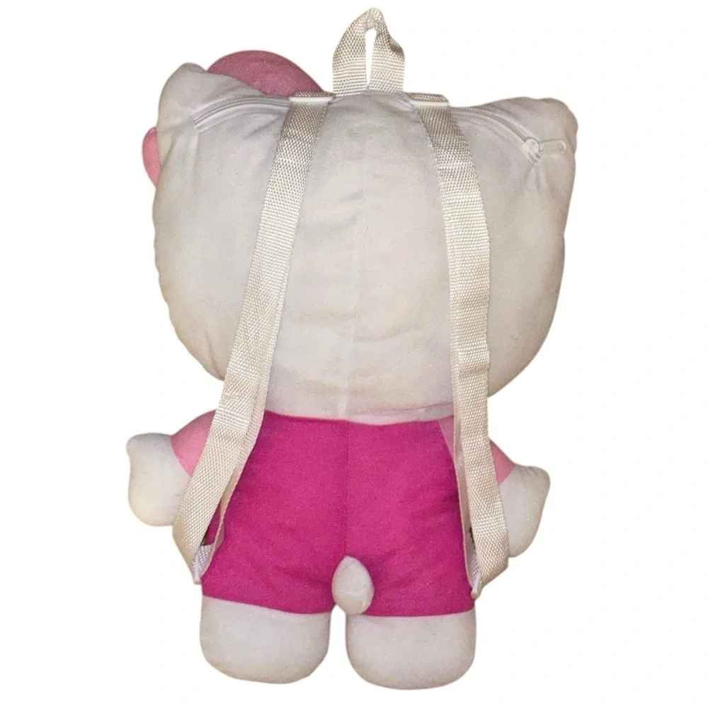 Hello Kitty Plush Backpack | Pink Floral Kawaii | 2022 | OS